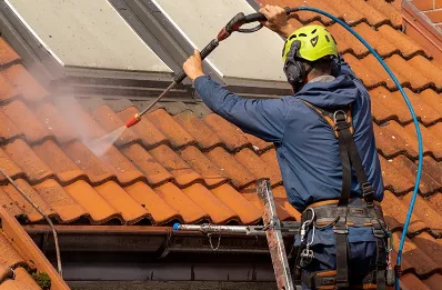 Démoussage et hydrofuge de toiture à Barenton-Bugny